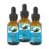 CBD Isolate Oil Tincture 2500mg Mint + Peach + Unflavored 90ml