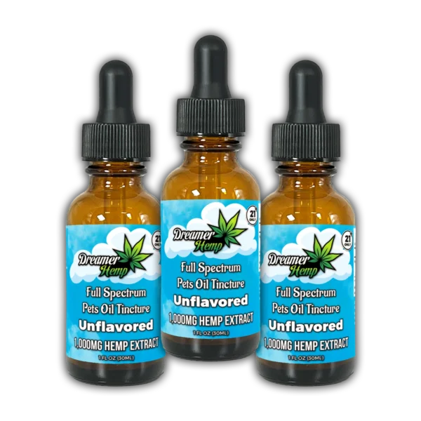 Pet's Full Spectrum Oil Tincture 1000mg Unflavored 90ml